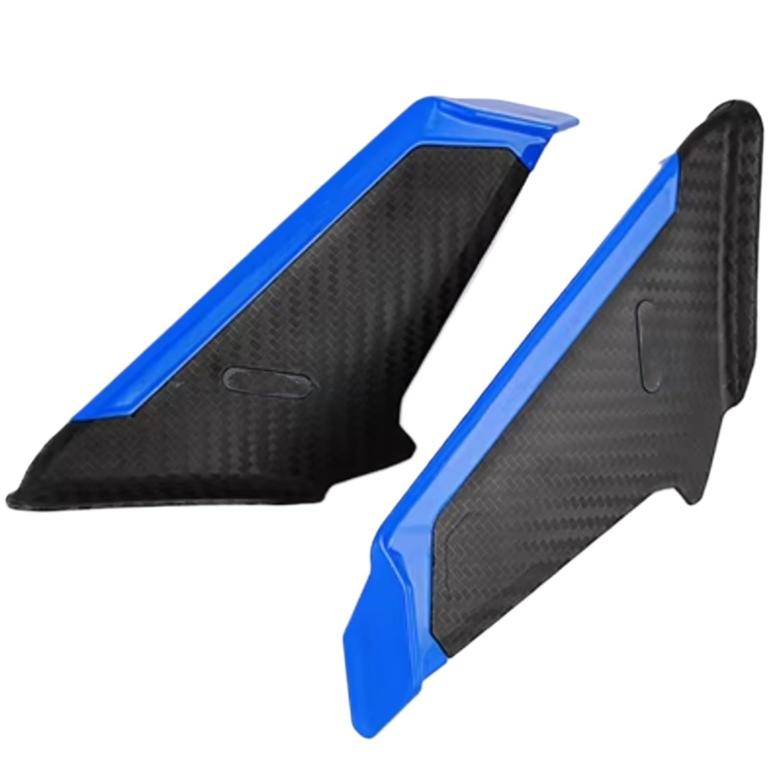 DSWILNV Motorrad Seitenspoiler Kompatibel Mit Ducati Für SuperSport950 Für Panigale V2/V4 Motorradverkleidung Winglet Aerodynamische Seite Für Wing Fin Spoiler Motorradzubehör(Blue) von DSWILNV