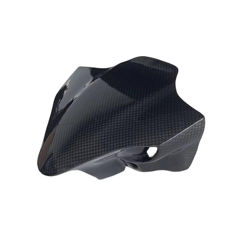 DSWILNV Motorrad Seitenspoiler Kompatibel Mit Ducati Für V4/S Für V2 2018 2019 2020 2021 2022 Frontscheibe Aus Kohlefaser Motorrad-Windabweiser Spoiler Instrumentenabdeckung(Bright Twill) von DSWILNV