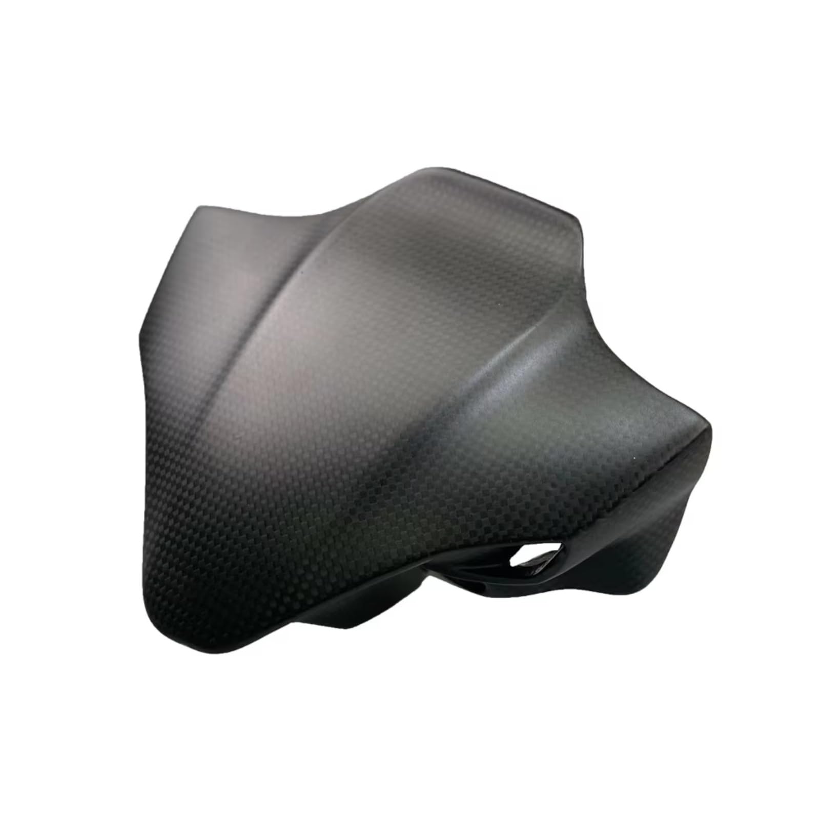 DSWILNV Motorrad Seitenspoiler Kompatibel Mit Ducati Für V4/S Für V2 2018 2019 2020 2021 2022 Frontscheibe Aus Kohlefaser Motorrad-Windabweiser Spoiler Instrumentenabdeckung(Matte Twill) von DSWILNV