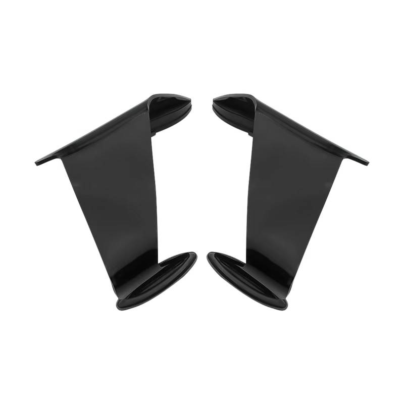 DSWILNV Motorrad Seitenspoiler Kompatibel Mit Für ZX-10R Für ZX-10RR 2021–2024 Motorrad-Aerodynamik Fixiert Für Wing GP Racing Für Wing Side Lower Force Spoiler(Black) von DSWILNV