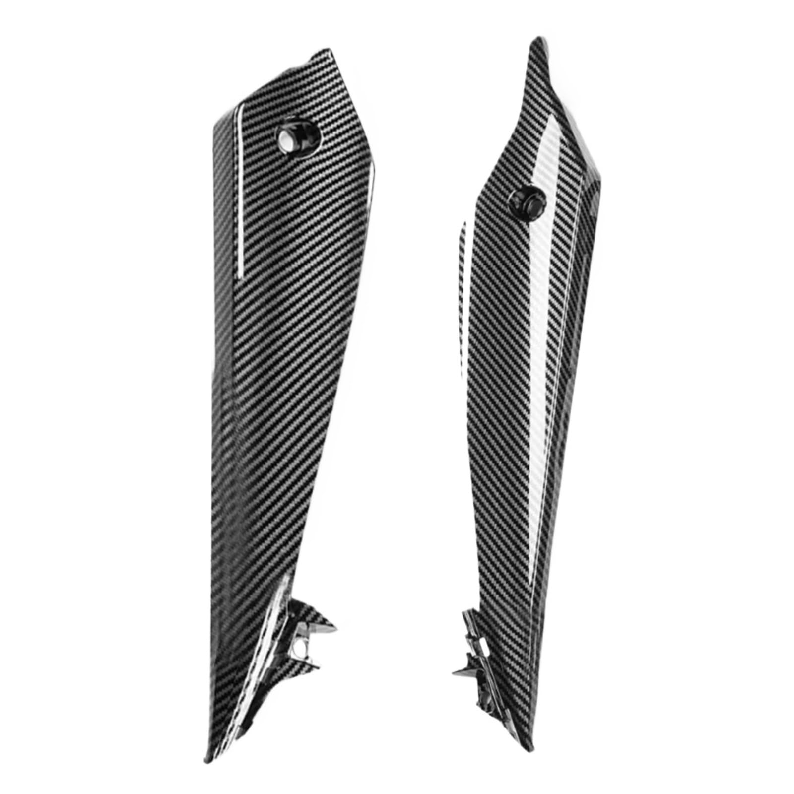 DSWILNV Motorrad Seitenspoiler Kompatibel Mit Suzuki Für GSX-S1000 2015 2016 2017 2018 2019 2020 Motorradteile Bauch Für Pan Lower Engine Spoiler Verkleidungsabdeckung(Carbon Look) von DSWILNV