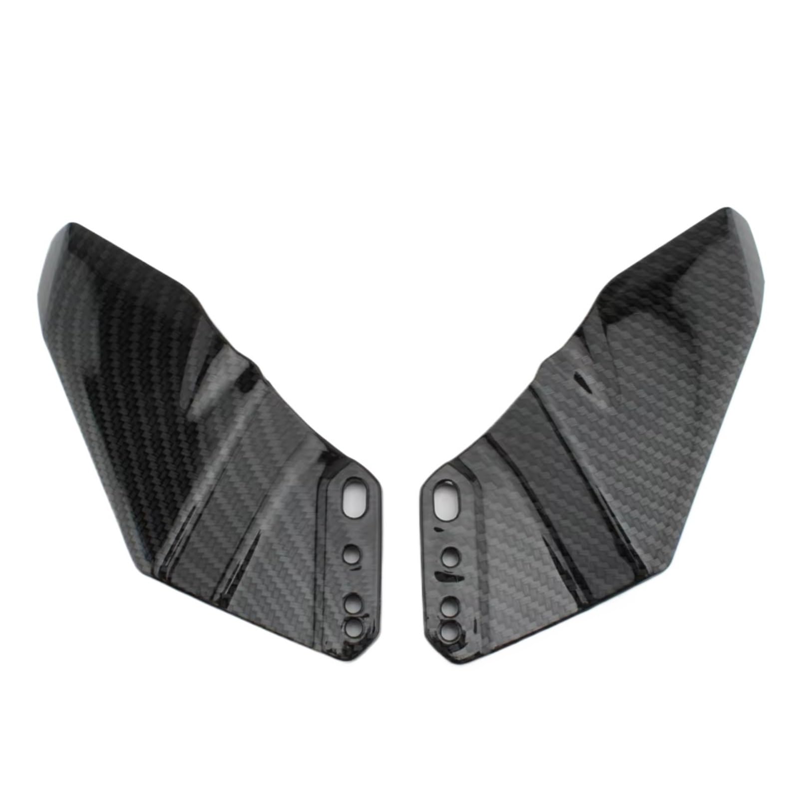 DSWILNV Motorrad Seitenspoiler Kompatibel Mit Suzuki Für GSX1300R Für Hayabusa 1999–2020 Für GSX/TL1000R Motorrad-Winglet Aerodynamisch Für Flügel-Kit-Spoiler(Carbon Fiber) von DSWILNV