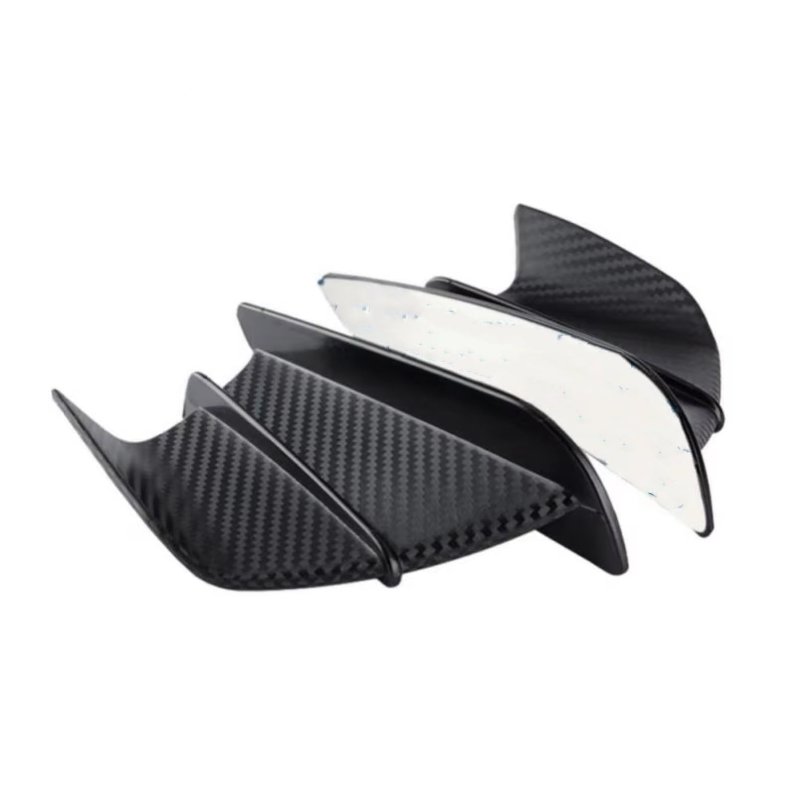 DSWILNV Motorrad Seitenspoiler Kompatibel Mit Yamaha Für FZ6R Für TZR50 Motorradverkleidung Seitenflügel Winglet Aerodynamisch Für Flügelabweiser Spoiler Motorradzubehör(Bright Light) von DSWILNV