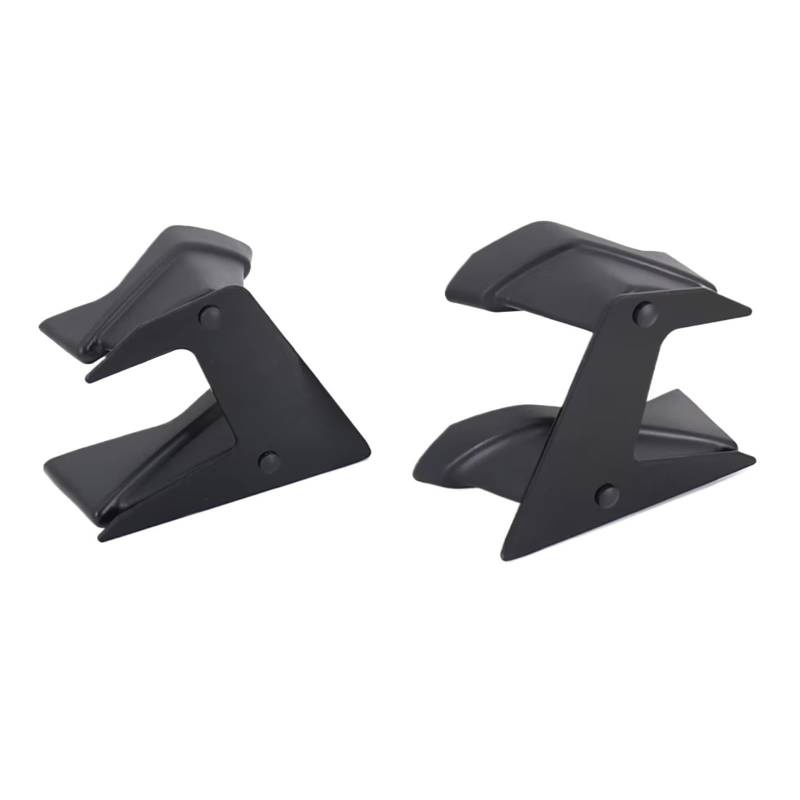 DSWILNV Motorrad Seitenspoiler Kompatibel Mit Yamaha Für MT07 2018 2019 2020 Windabweiser Verkleidungszubehör Motorrad Winglet Aerodynamisch Für Wing Kit Seitenspoiler(Black) von DSWILNV