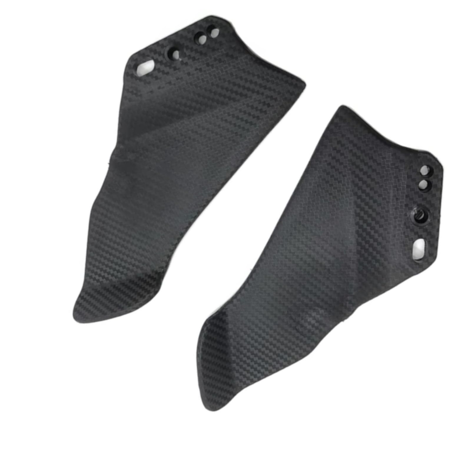 DSWILNV Motorrad Seitenspoiler Kompatibel Mit Yamaha Für T-MAX530 Für YZF-R3 Für YZF-R25 Für YZF-R125 Für YZF-R15 Motorrad-Seiten-Winglet Für Flügel-Kit Spoilerverkleidung von DSWILNV