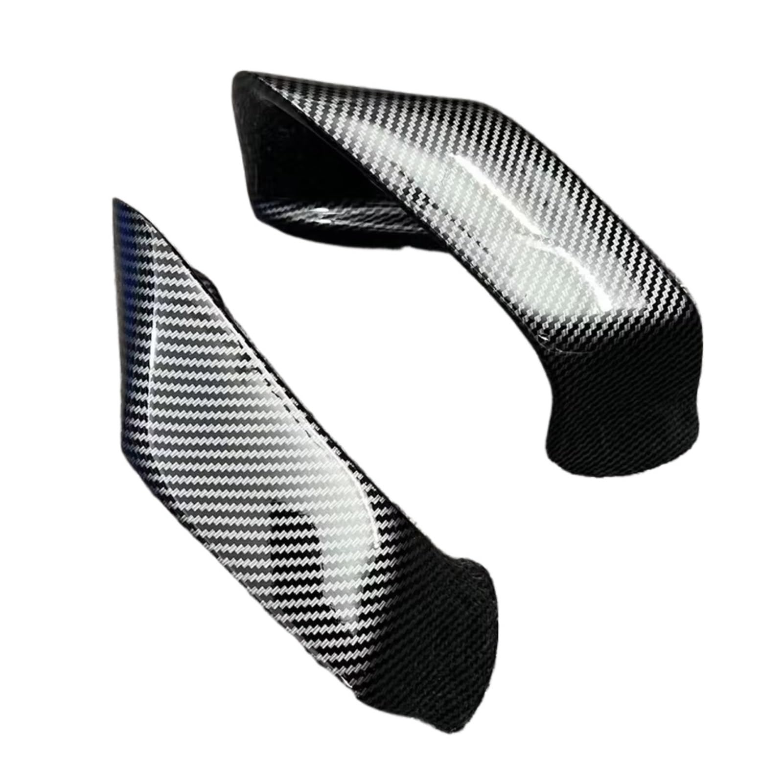 DSWILNV Motorrad Seitenspoiler Kompatibel Mit Yamaha Für YZF-R1 2015–2023 Für YZF-R6 2017–2023 Motorrad-fest Für Flügelzubehör Spoiler Aerodynamisches Winglet(Carbon Fibre) von DSWILNV