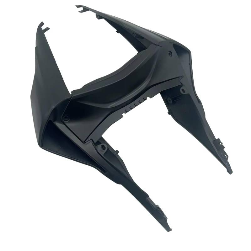 DSWILNV Motorrad Seitenspoiler Kompatibel Mit Yamaha Für YZF-R3 Für YZF-R25 2019–2023 Motorradzubehör Fester Wind Für Flügel Heckverkleidung Spoiler Für Sitzhinterabdeckung(Matte Black) von DSWILNV