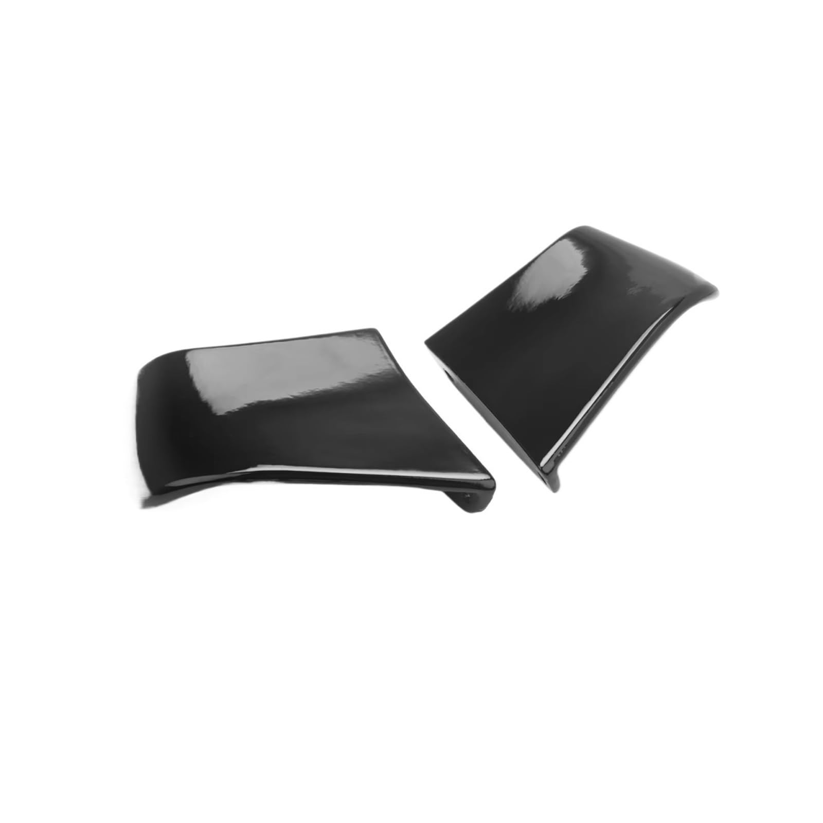 DSWILNV Motorrad Seitenspoiler Kompatibel Mit Yamaha Für YZF-R6 2006–2016 Aerodynamischer Rahmen Für Flügel Luftführung Spoiler Querruder Motorrad Fest Für Flügel(Bright Black) von DSWILNV