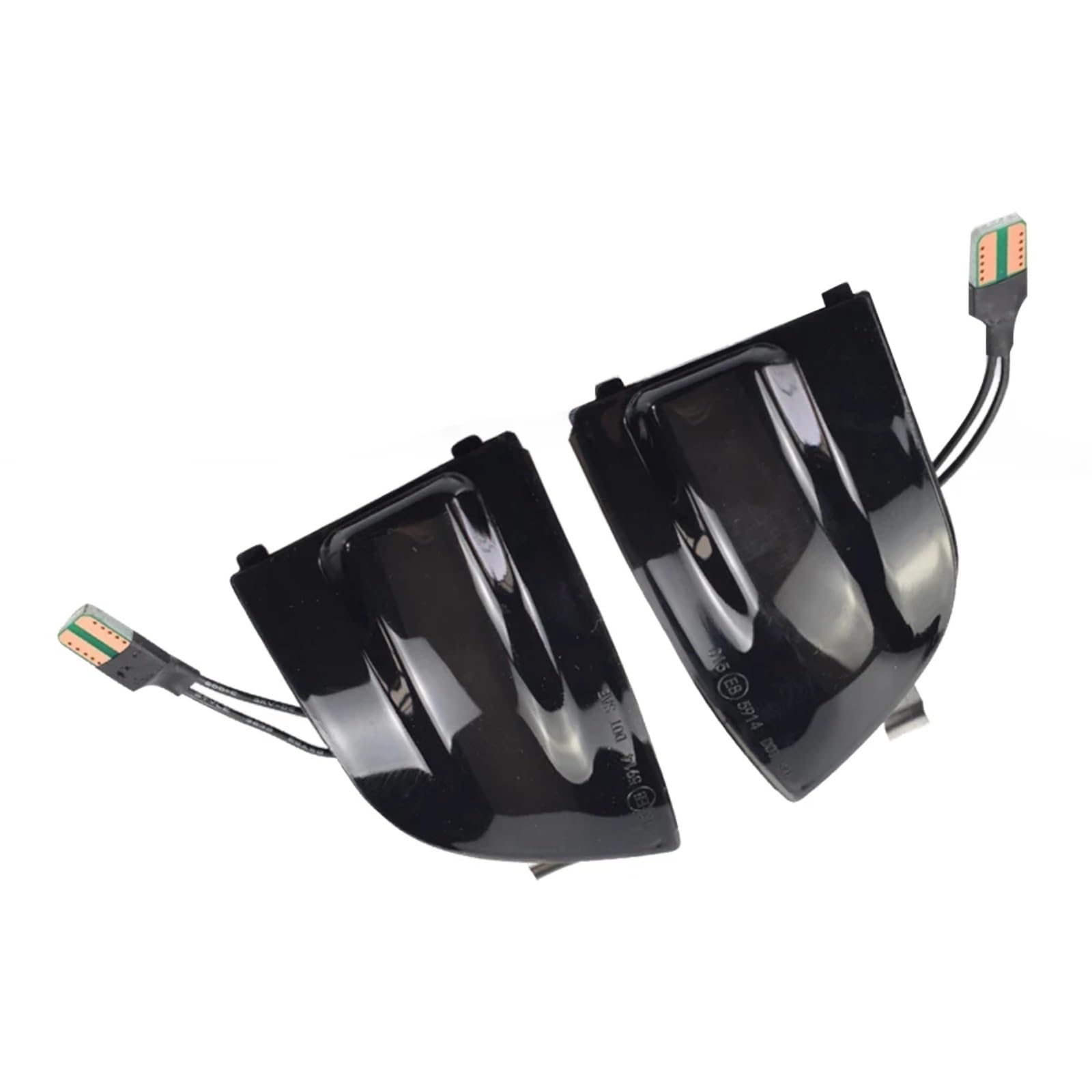 DSWILNV Rückspiegel Blinke Lampe Kompatibel Mit Ford Für Focus 2 Für MK2 Für C-MAX 2004 2005 2006 2007 2008 2 Stück Dynamische Spiegelanzeigeleuchte Rückspiegel-Blinker von DSWILNV