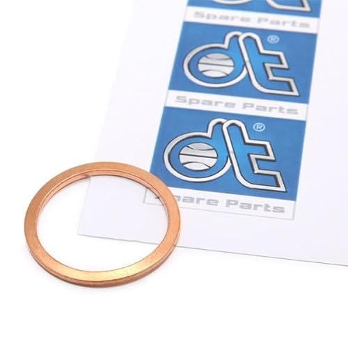 DT Spare Parts 9.01003 Dichtring Ölablaßschraube 1.5mm Kupfer 22mm 27mm von DT Spare Parts