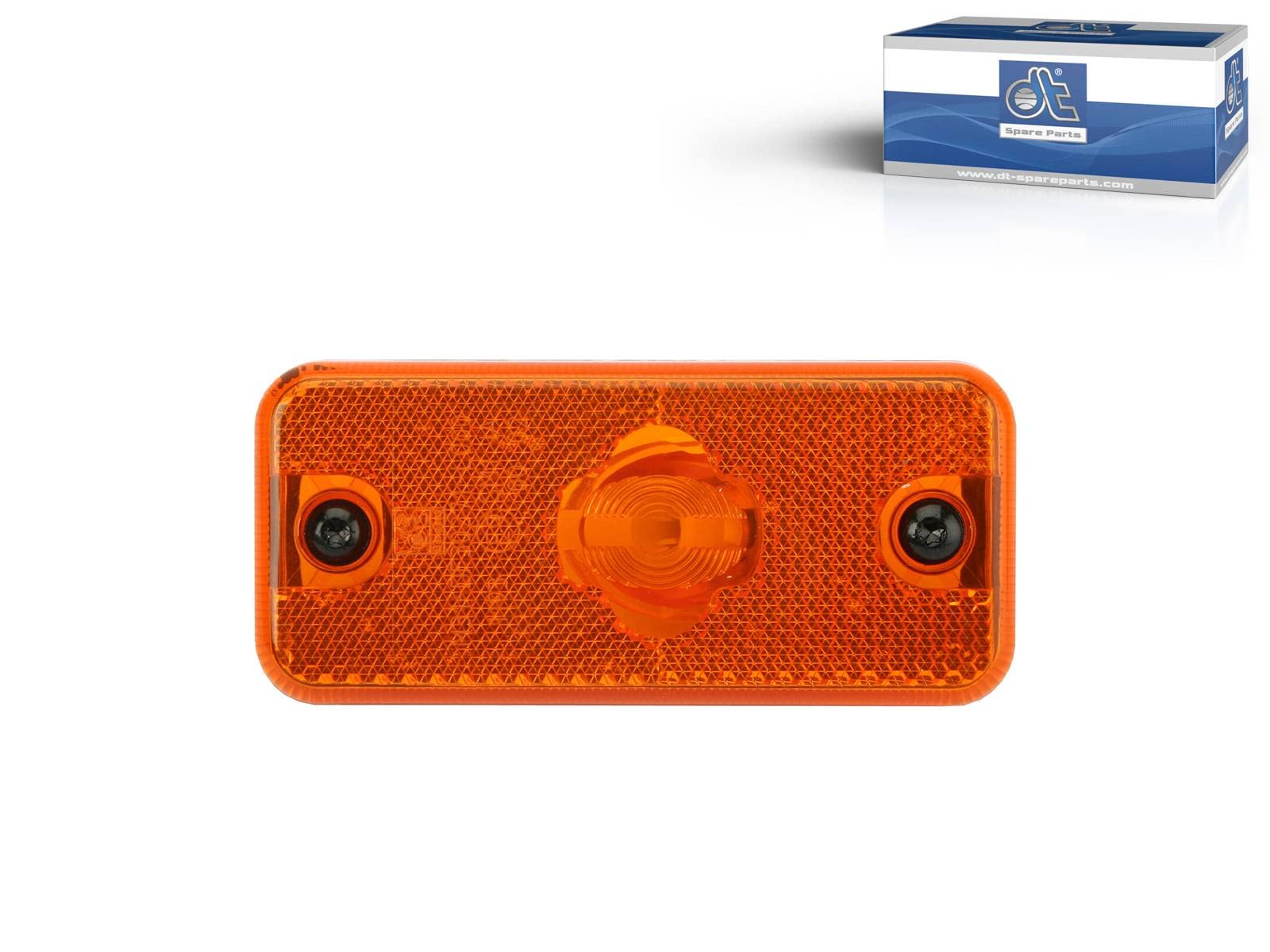 DT Spare Parts Seitenmarkierungsleuchte orange 5.81152 Lb: 84 mm L: 110 mm H: 50 mm T: 18 mm Markierungsleuchte für LKW, Bus, Transporter von DT Spare Parts