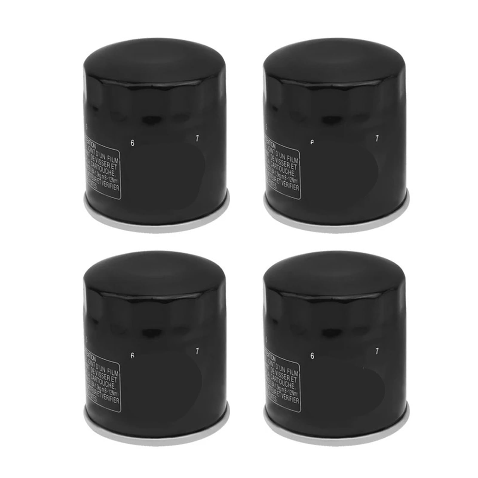 Motorrad 1/2/4/6PCS Öl Filter for Z750 Z750R Z750S Z800 Z900RS Z1000SX ZX4 ZX6 ZX6R ZX7 ZX7R ZX7RR ZX9R ZX14R NINJA(3 PCS) von DTEYSD