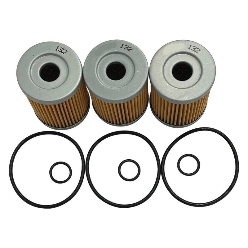 Motorrad-Ölfilter for DR200 86–91 96–19 RV200 16–19 AN400 99–06 AN250 Burgman 99–07 400i Max 11–15 600i 2016(3pcs) von DTEYSD