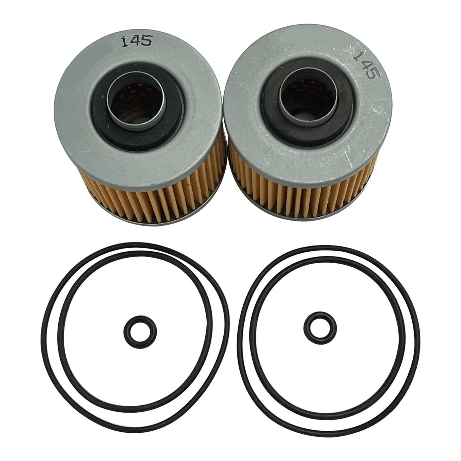 Motorrad-Ölfilter for YFM600 YFM700 XV125S XVS125 XC200 FZR250 SR250 TT250 XC250 XT250 XV250 XVS250 YD250 BW350 SR400(2PCS) von DTEYSD