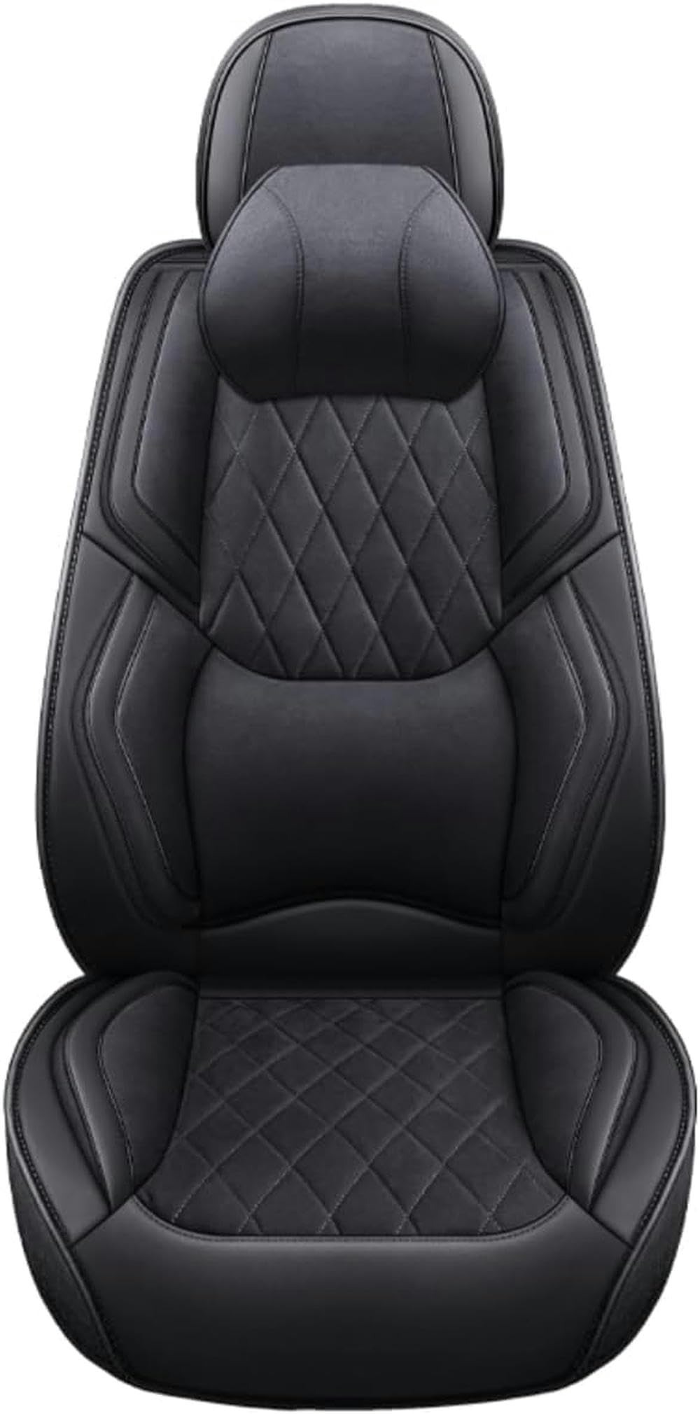 DTGPRO Autositzbezug Set passend für BMW F10 E36 E39 E30 X3 E83 E90 E60 X5 E53 F30 E34 X5 E70 F15 G30 E91 Touring X6 E71 E46 F31 Geeignet für Autositzbezüge Schwarz Deluxe von DTGPRO