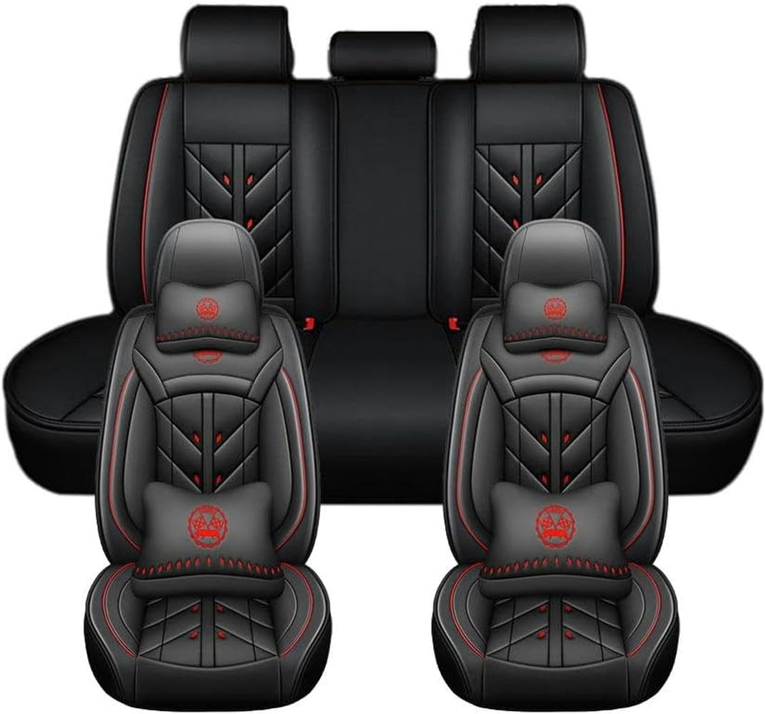 DTGPRO Autositzbezug Set passend für BMW X1 E84 X1 F48 X2 M35i F39 X2 F39 X3 E83 X3 F25 passend für Autositzbezüge / Black Deluxe Edition von DTGPRO