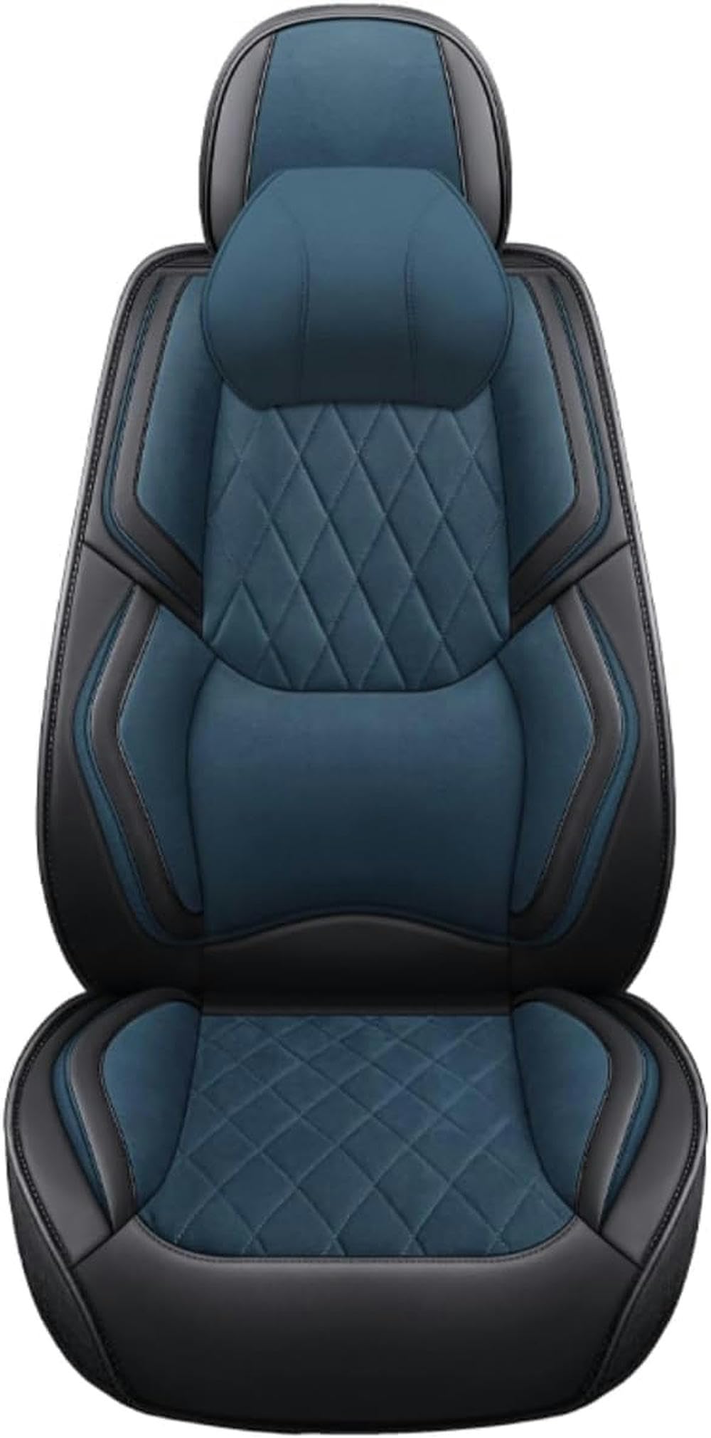 DTGPRO Autositzbezug Set passend für Infiniti G Serie G25 G37 G37S FX FX37 FX50 FX35 FX30d FX45 Etherea passend für Autositzbezüge / Blue Deluxe von DTGPRO