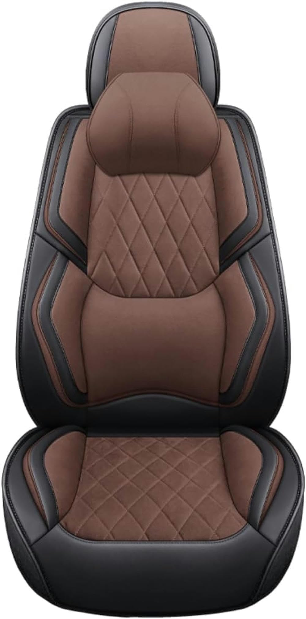 DTGPRO Autositzbezug Set passend für Jaguar F-Pace F-Type I-Pace E-Pace C-X16 X-Type passend für Autositzbezüge / Coffee Deluxe von DTGPRO