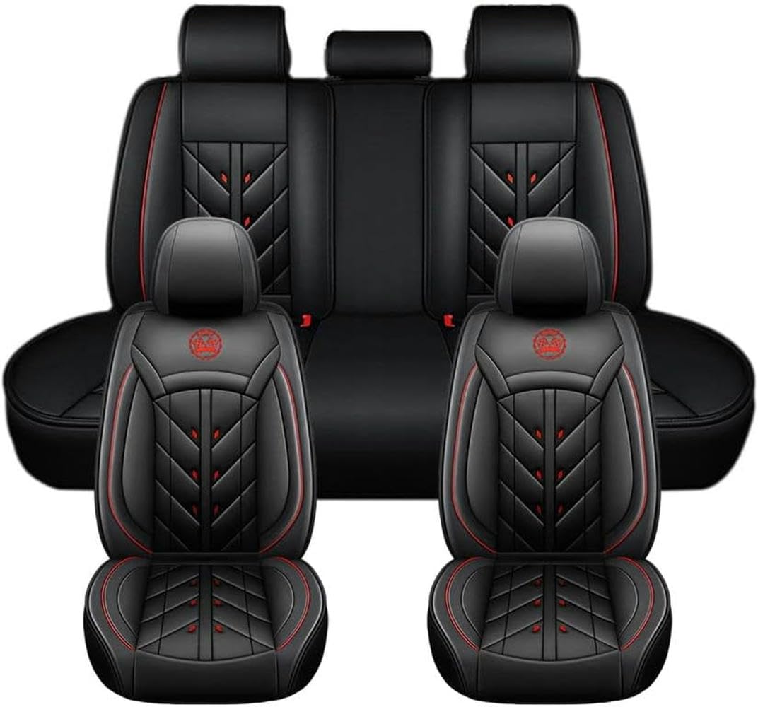 DTGPRO Autositzbezug-Set passend für Seat Alhambra(7M)/Alhambra(7N)/Altea FR/Altea XL/Altea Freetrack/Arona/Arona FR/Arona Xcellence/Arona Xcellence Beats/Passend für Autositzbezüge/Schwarz von DTGPRO