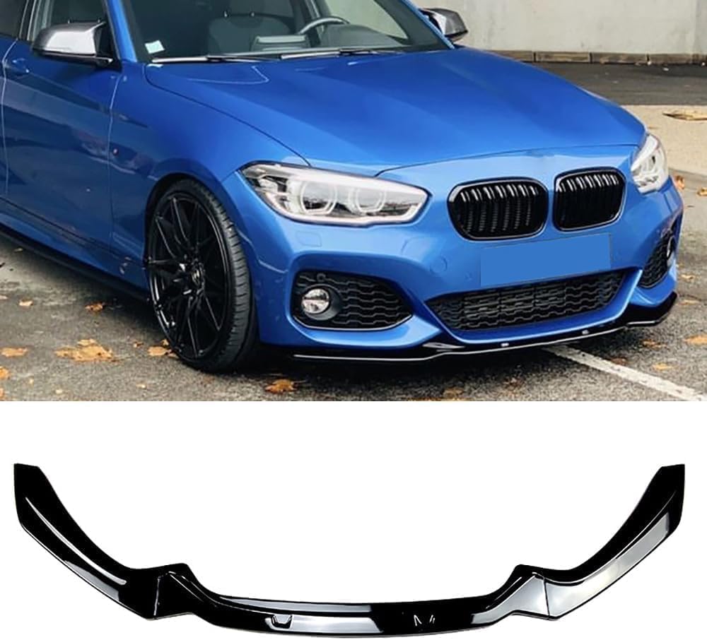 Auto Front Spoiler fur BMW Serie 1 F20 F21 M Pack 118i 118d 120i 120d 2015-2019, Frontlippe Spoilerschutz FrontstoßStange Dekor. von DTGTEX