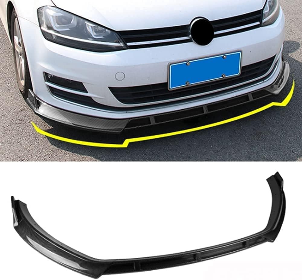 Auto Front Spoiler fur VW Polo 2014-2018, Frontlippe Spoilerschutz FrontstoßStange Dekor. von DTGTEX