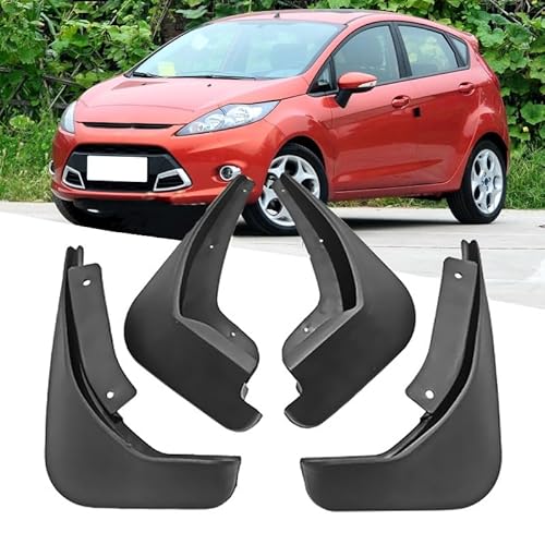 Auto Schmutzfänger für Ford Fiesta 7 Mk7 Hatchback 2009-2016, Vorne Hinten Fender Spritzschutz Dustproof Kratzfest Korrosions Dekoration Zubehör von DTGTEX