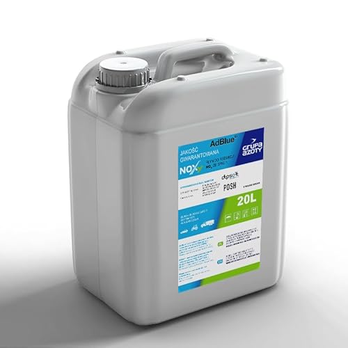 AdBlue 20L | Hochreine AdBlue-Harnstofflösung für die SCR-Abgasbehandlung, 20/25 Liter, hohe Qualität (20L) von DTP-SOFT