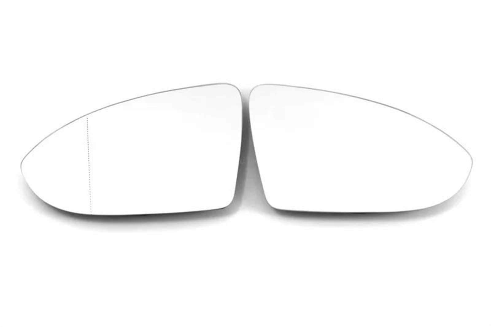 Ultradünne Spiegel Auto-Rückspiegelglas Seitlich Beheizbarer Beschlagfreier Rückspiegel Für Golf 7 MK7 MK7.5 Für Touran 5T 2012-2021(Left) von DTSGCX