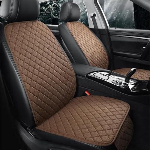 DUANJIAN Maßgeschneiderte Autositzbezüge für Suzuki Grand Vitara (2005-2019), Wasserdichtes Leder Sitzkissen Komplettset Set Schützend,Autositzschoner, A/Brown von DUANJIAN