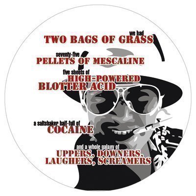 Fear & Loathing LAS Vegas Aufkleber - Sticker Bomb Aufkleber Decal Patch 95 mm - Dub von DUB SPENCER