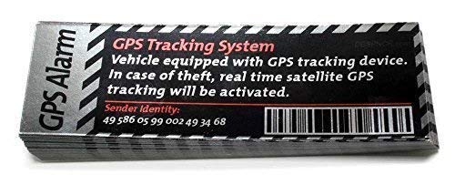 GPS Tracking System Sticker Alarm Deutsch & Englisch Aufkleber Decal - Dub (Version: Englisch) von DUB SPENCER