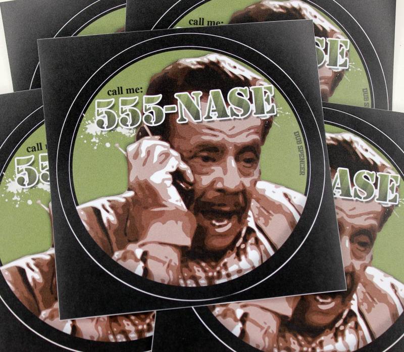 5x KOQ Arthur Spooner Aufkleber 95 mm lustiger 555 Nase Sticker wetterfest von DUB SPENCER