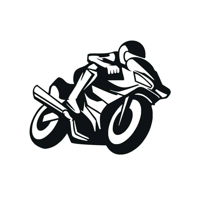 Motorrad Biker Sticker - Bomb Shocker Aufkleber JDM OEM Decal - Bombing - Dub DUBWAY (weiß innenklebend) von DUB SPENCER