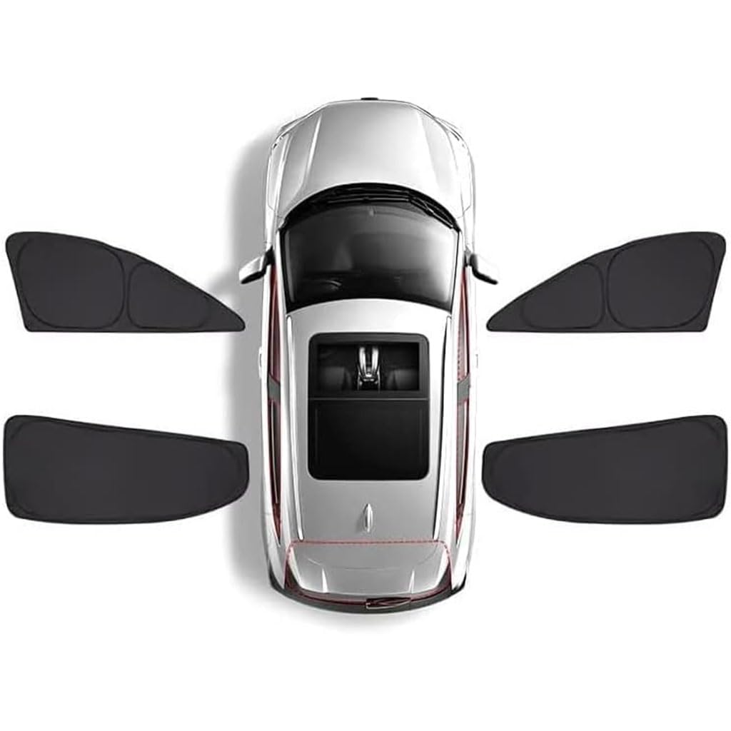 Car Shades für SMART fortwo 2015-2023,UV Schutz Auto Vorhang Schutz der Privatsphäre Shades Komp Satz,4pcs von DUBHYYPS