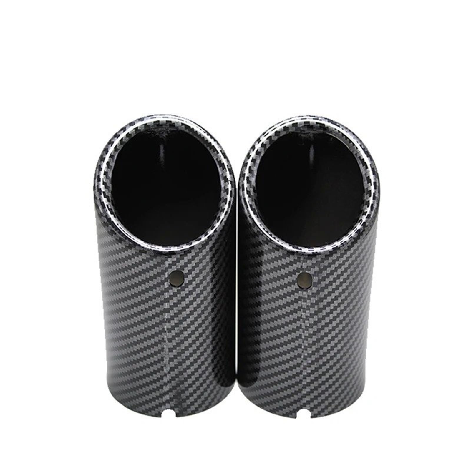 Auto Abgasrohr Für Jetta MK6 1,4 T Für Golf 6 7 MK7 1,4 T Auto Styling Edelstahl Auspuff TIPP Rohr Auto Zubehör Abgasrohr(2pcs Carbon Fiber) von DUDUYANG