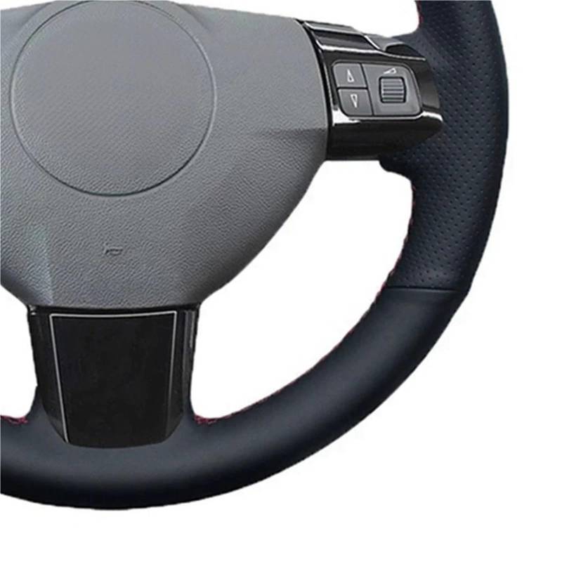 Auto-Lenkradabdeckung Für Opel Für Astra (H) Für Signum Für Corsa 2004 2005 2006 2007-2009 Für Zaflra (B) 2005-2014 Für Vectra (C) Schwarze Kunstleder-Autolenkradabdeckung Lenkradabdeckung(Light Blue von DUDUYANG