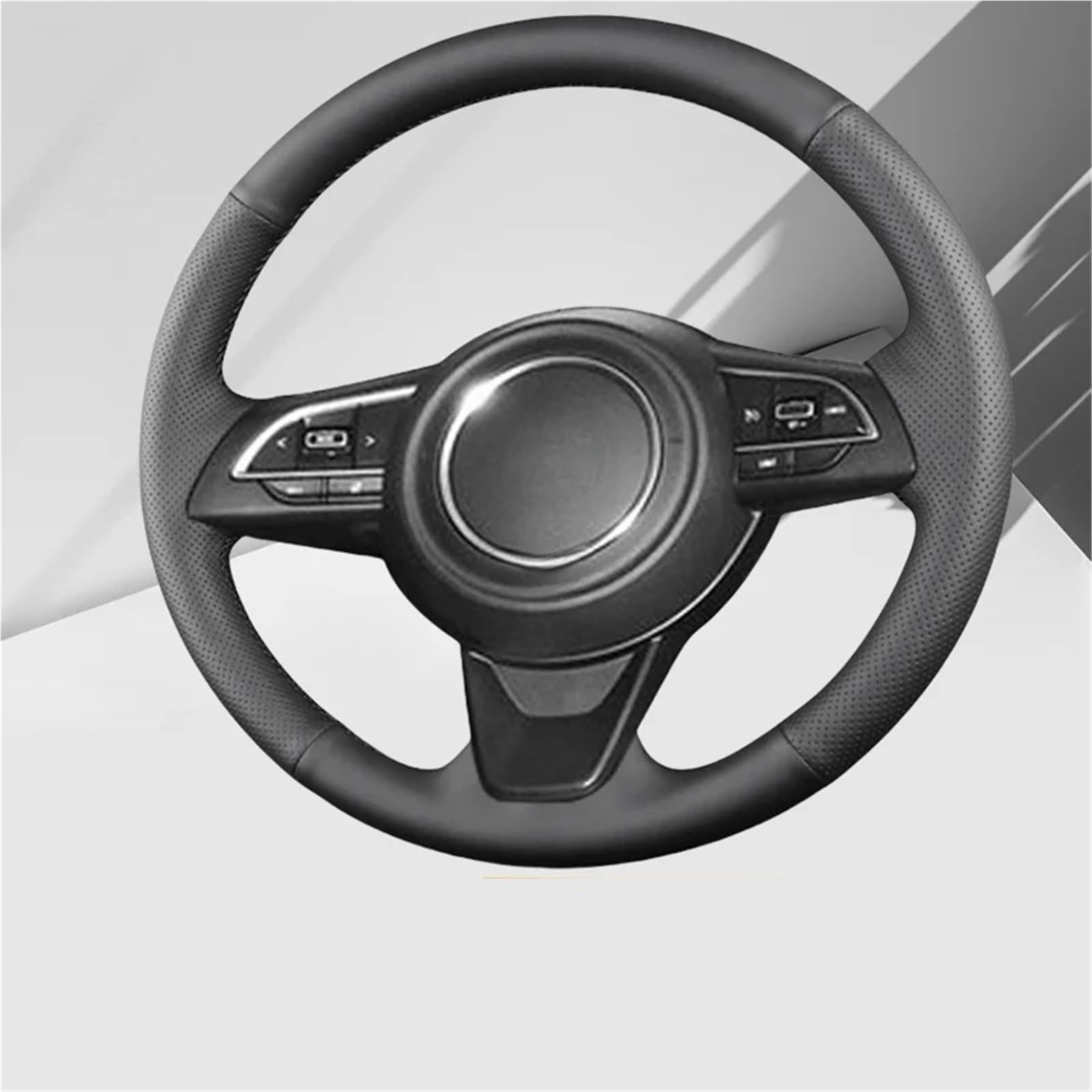 Auto-Lenkradabdeckung Für Suzuki Für Swift 2017 2018 2019 2020 2021 Auto Lenkrad Abdeckung Nicht Slip Perforiertes Leder Auto Zubehör Lenkradabdeckung(3 Colors Thread) von DUDUYANG