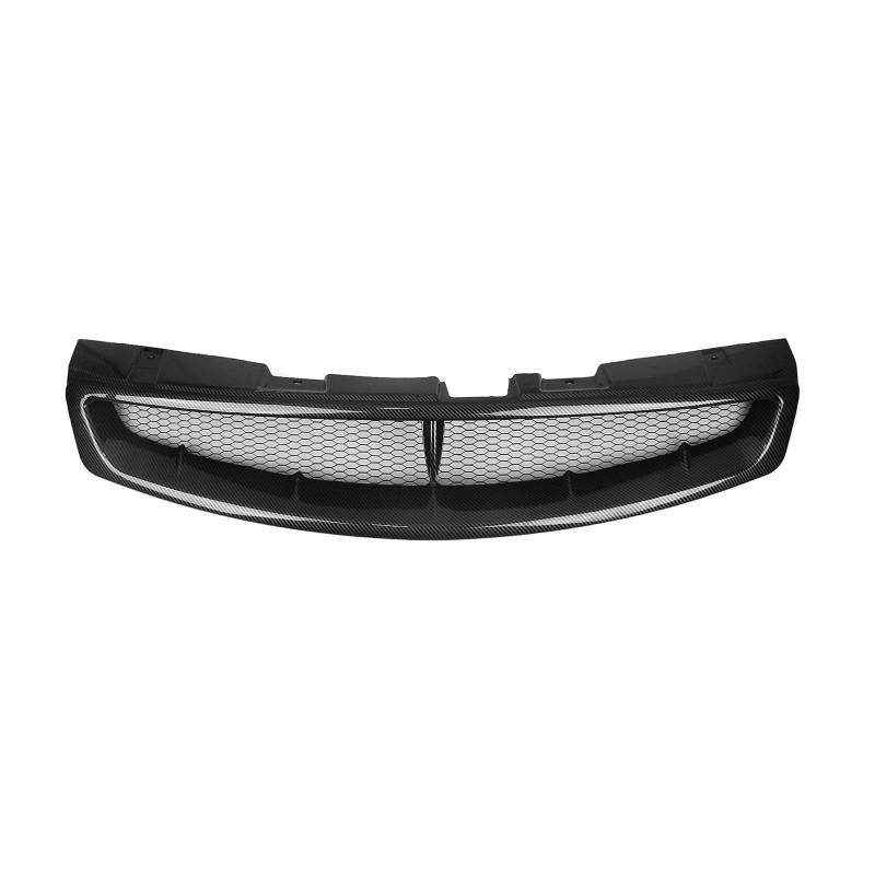 Front Kühlergrille Auto-Frontgrill Renngitter Oberes Stoßstangennetz Für Infiniti G35 Coupe 2-Türer 2003 2004 2005 2006 2007 Auto Frontgrill(Kohlefaser-Optik) von DUDUYANG