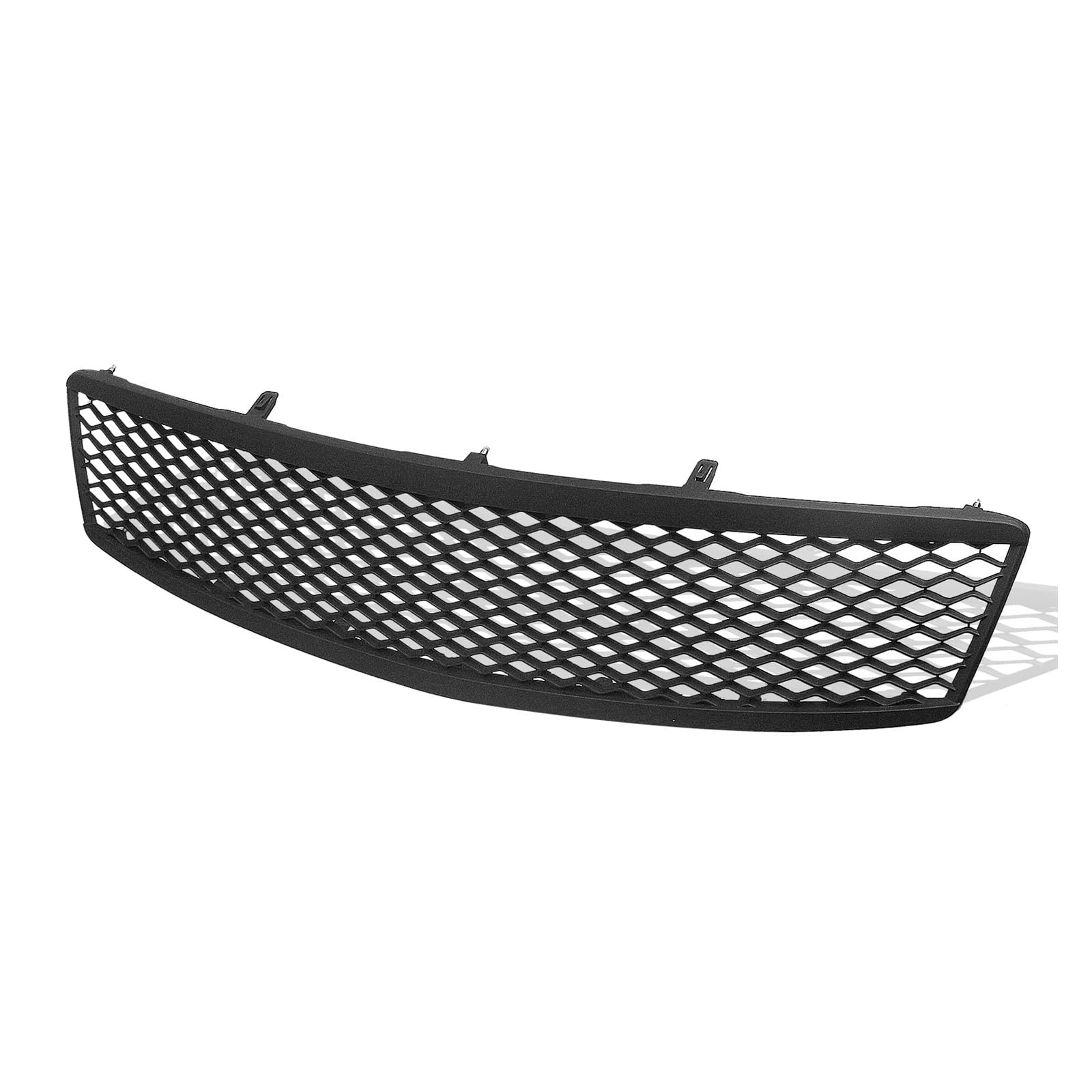 Front Kühlergrille Frontgrill Für Infiniti G35 G37 2007 2008 2009 Limousine 4-türig Matt/schwarz Glänzend Obere Stoßstangenhaube Kühlergitter Renngrills Auto Frontgrill(Matt-schwarz) von DUDUYANG