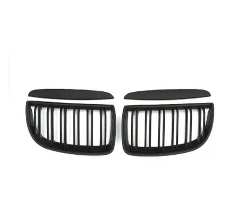 Front Kühlergrille Für 3 Serie E90 E91 2005 2006 2007 2008 Auto Front Stoßstange Grille Schwarz Grille Abs Auto Frontgrill(Matt Black) von DUDUYANG