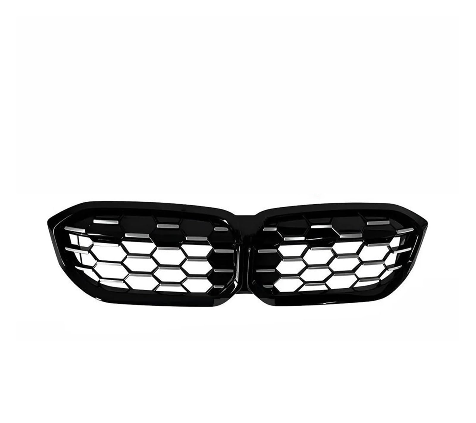 Front Kühlergrille Für 3 Serie G20 G21 Für Sport 320i 325i 330i M340i Für LCI 2022 2023 2024 Front Niere Diamant Grille Grill Center Grid Mesh Tuning Auto Frontgrill(Silvery) von DUDUYANG