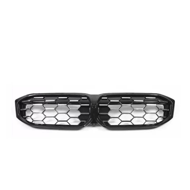 Front Kühlergrille Für 3er G20 318i 320i M340i Für M3 2019 2020 2021 2022 2023 Kühlergrill SCHWARZ Frontnierengrill Sport Auto Frontgrill(23 Black Silver) von DUDUYANG