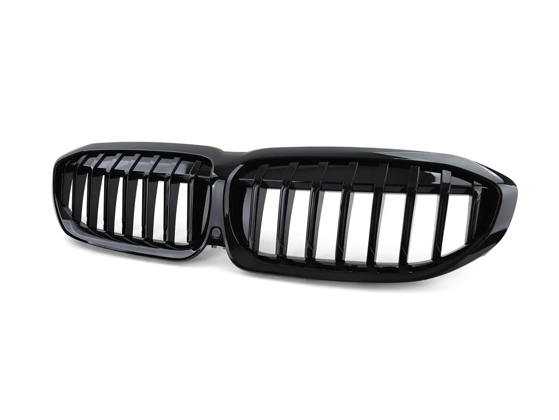 Front Kühlergrille Für 3er G20 G20 G21 G28 2019 2020 2021 2022 Frontstoßstangenhaube Nierengrill Renngitter Ersatz Black Diamond Meteor Style Auto Frontgrill(1 Slat-Glossy Black) von DUDUYANG