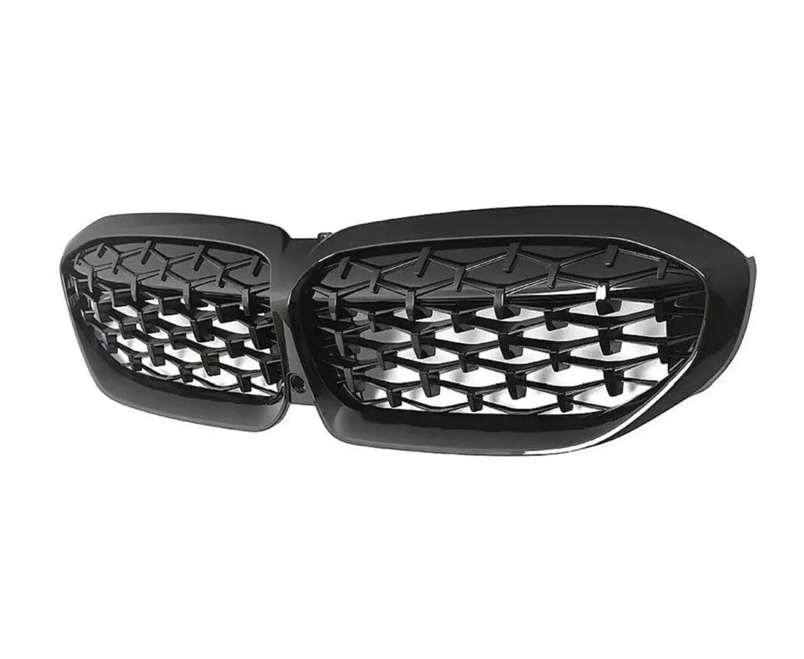 Front Kühlergrille Für 3er G20 G20 G21 G28 2019 2020 2021 2022 Frontstoßstangenhaube Nierengrill Renngitter Ersatz Black Diamond Meteor Style Auto Frontgrill(Diamond-Gloss Black) von DUDUYANG