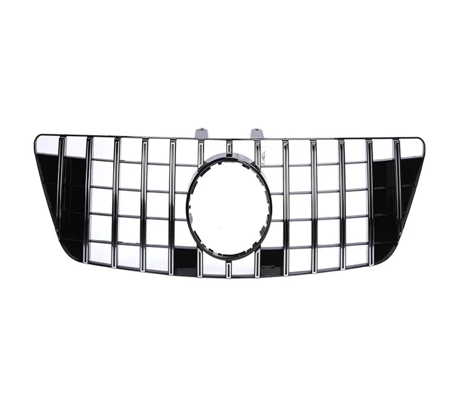 Front Kühlergrille Für Benz Für ML Klasse W164 Front Stoßstange Panamericana Schwarz Chrom GT Grill Stil 350 400 500 Grille 2006 2007 2008 2009 2010 2011 Auto Frontgrill(Chrome 09-11) von DUDUYANG