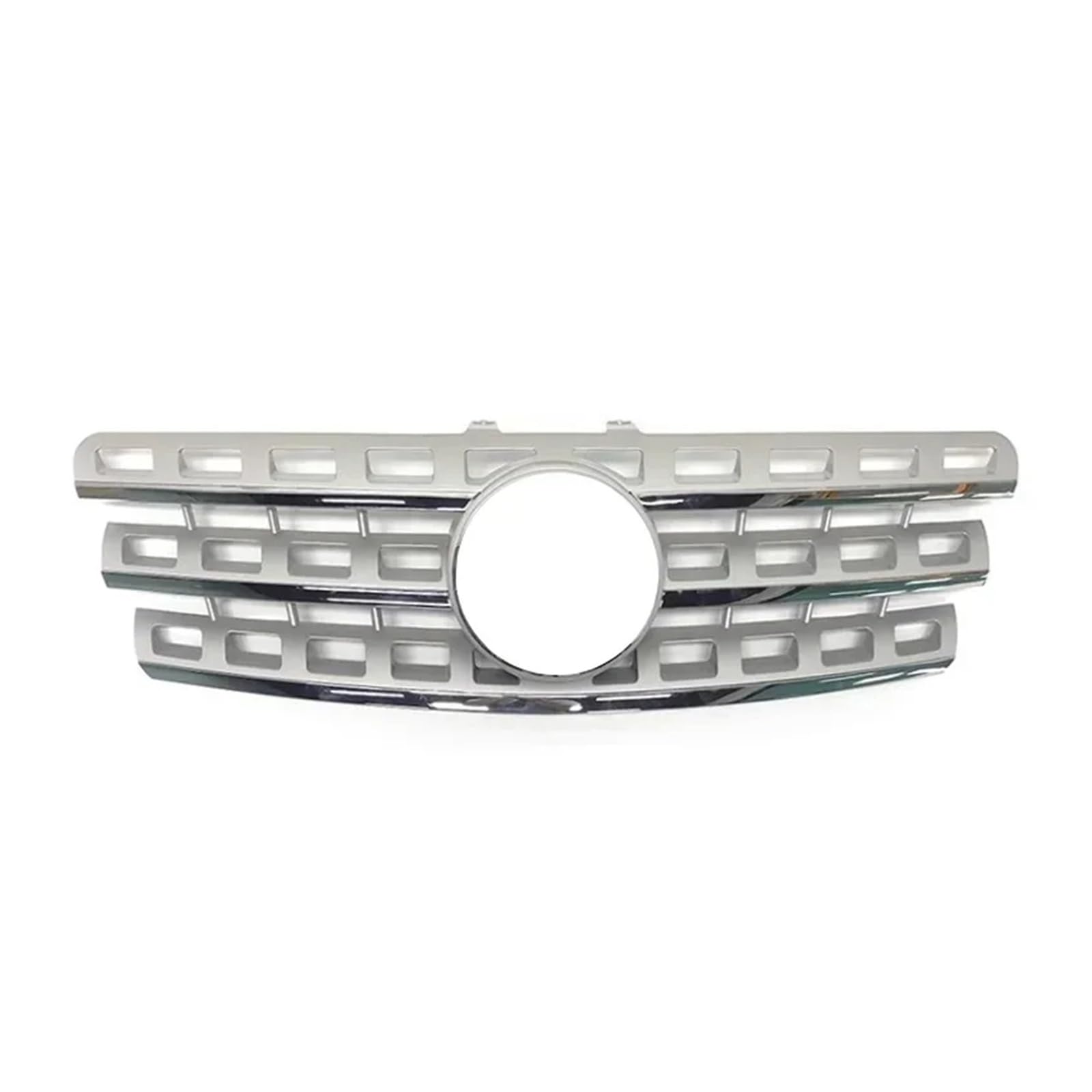 Front Kühlergrille Für Benz W164 ML280 ML300 ML320 ML350 ML450 ML500 ML63 2019-2011 Frontschürze Kühlergrill A1648801985 1648801985 Auto Frontgrill(Silber) von DUDUYANG