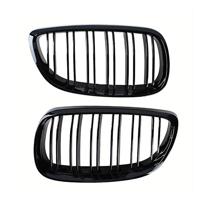 Front Kühlergrille Für E92 E93 Für M3 2006 2007 2008 2009 Frontstoßstange Nierengrill Glanz Schwarz Dual Line Grille Auto Styling Renngitter Ersatzteil Auto Frontgrill von DUDUYANG