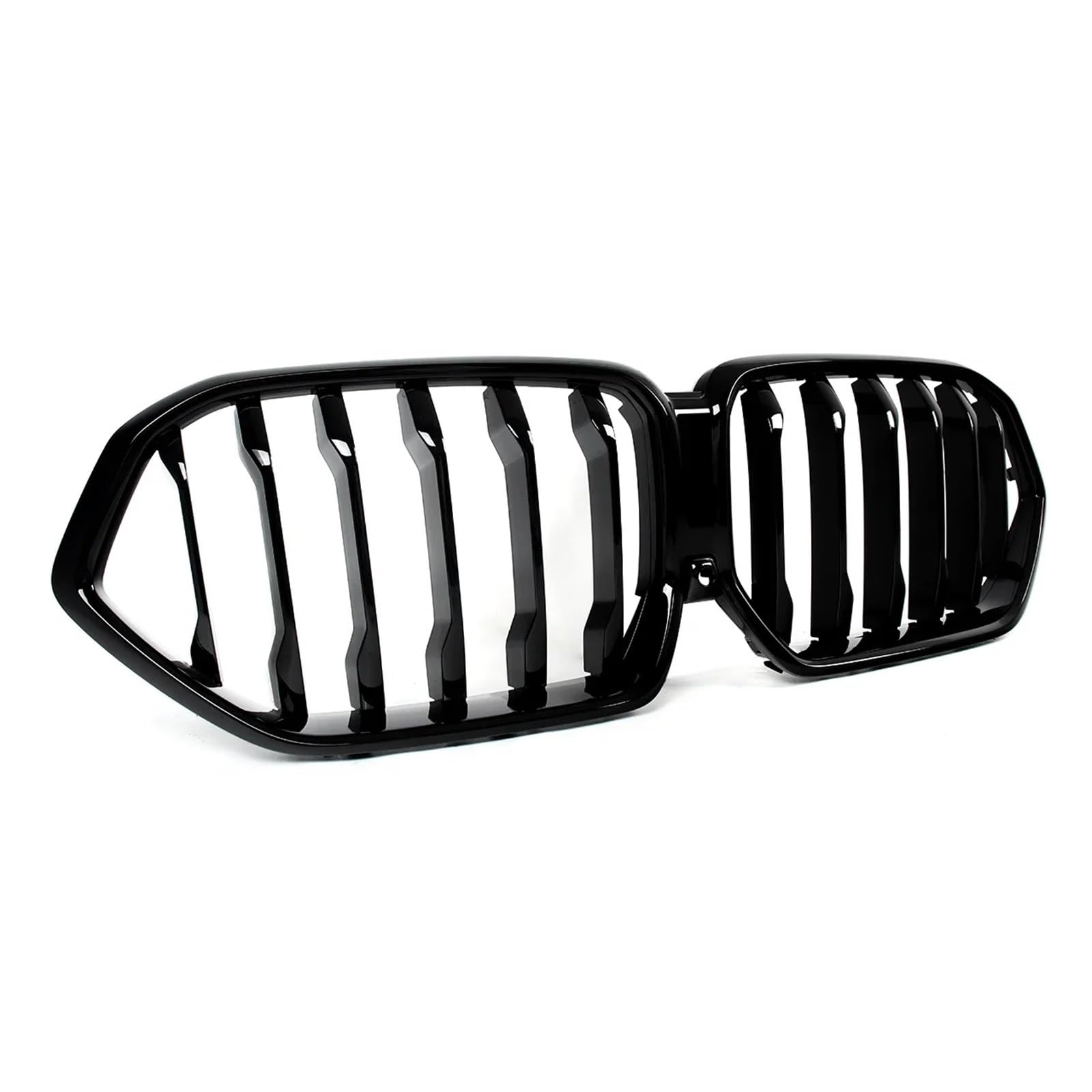 Front Kühlergrille Für Für X6 G06 Für LCI 2024-UP Auto Zubehör Frontschürze Racing Grill Einzelne Linie Glänzend Schwarz Nieren Gitter Auto Frontgrill von DUDUYANG