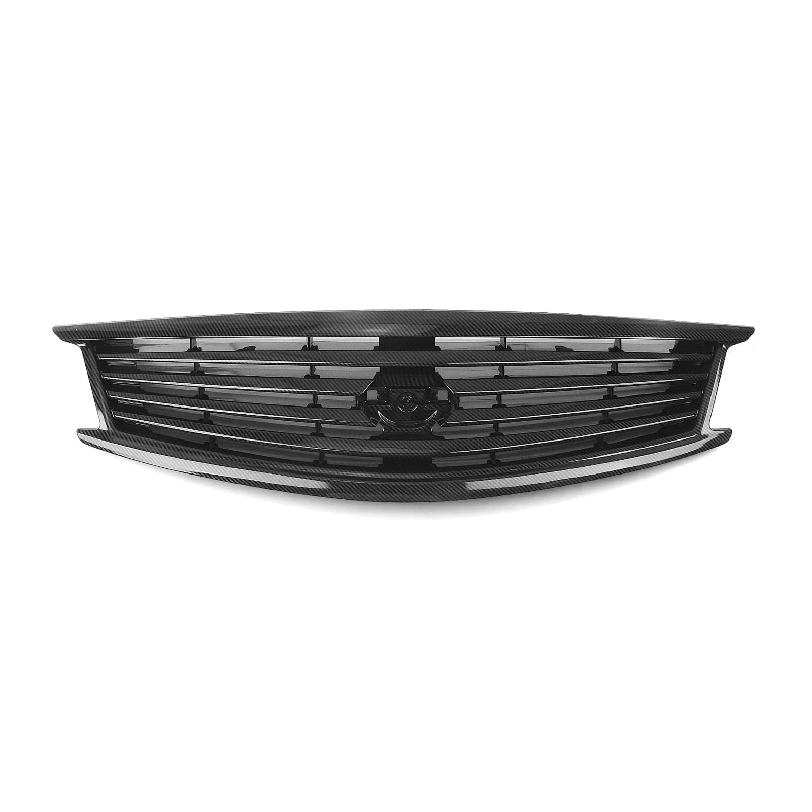 Front Kühlergrille Für Infiniti G25 G37 4-türige Limousine 2010–2013 Q40 Glänzend/Mattschwarz/Karbonfaser-Look Frontgrill Obere Stoßstangenhaube Netz Auto Frontgrill(Glossy Black) von DUDUYANG