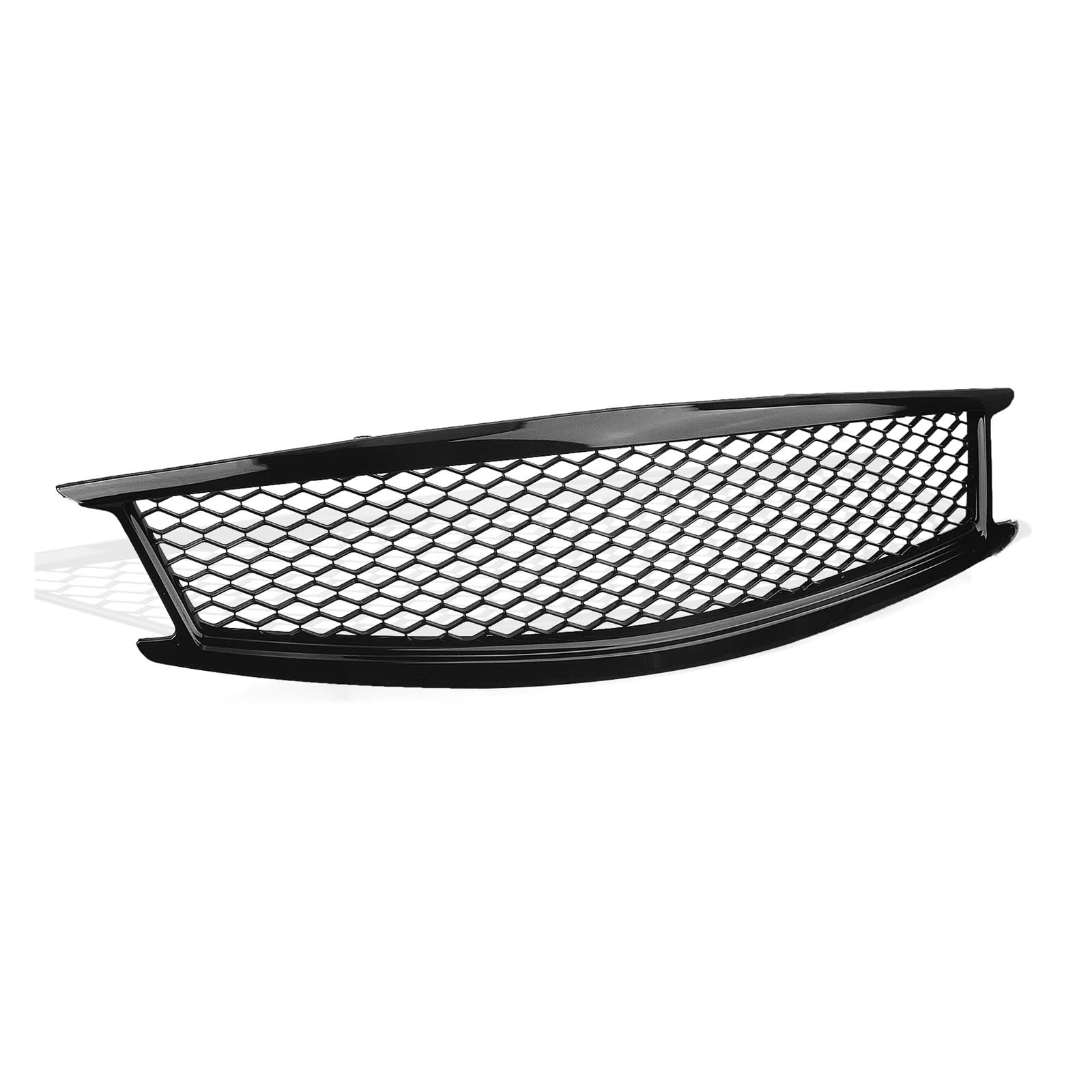 Front Kühlergrille Für Infiniti G25 G37 Limousine 4 Tür 2010 2011 2012 2013 Kühlergrill Grill Carbon Look ABS Kunststoff Auto Oberen Stoßstange Haube Mesh Teil Auto Frontgrill(Gloss Black) von DUDUYANG